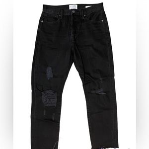 FRAME black distressed Le Original jeans